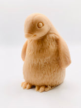 Load image into Gallery viewer, Handmade vegan soaps featuring a chunky penguin wrapped in beautiful eco friendly packaging crafted with natural French clays, activated charcoal and essential oils. a eco-friendly, zero waste gift that’s cruelty-free, skin-nourishing, and perfect for christmas gifts and penguin lovers. small business UK