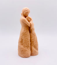 Load image into Gallery viewer, Handmade vegan soaps featuring mother embracing her daughter in beautiful eco friendly packaging. crafted with natural French clays, activated charcoal and essential oils. a eco-friendly, zero waste gift that’s cruelty-free, skin-nourishing, the perfect gift for daughters or mothers day. small business UK