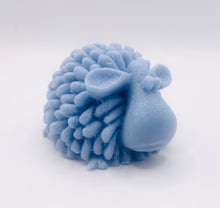 Load image into Gallery viewer, Handmade vegan soaps featuring a cute shaggy sheep, packaged in beautiful eco friendly packaging. crafted with natural French clays, activated charcoal and essential oils. a eco-friendly, zero waste gift that’s cruelty-free, skin-nourishing, the perfect gift for sheep lovers and animal lovers. small business UK