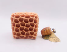 Load image into Gallery viewer, Handmade vegan soaps featuring a gorgeous honeycomb chunky design soap. crafted with natural French clays, activated charcoal and essential oils. a eco-friendly, zero waste gift that’s cruelty-free, skin-nourishing, and perfect for bee lovers and gifting. UK Small Business