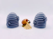 Load image into Gallery viewer, Handmade vegan hand soaps featuring a set of two honeycombs, gift boxed in beautiful eco friendly packaging. crafted with natural French clays, activated charcoal and essential oils. a eco-friendly, zero waste gift that’s cruelty-free, skin-nourishing, and perfect for animal lovers, bee lovers and teacher gifts. small business UK