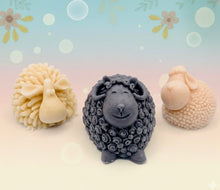 Load image into Gallery viewer, Handmade vegan soap featuring a sheep, ram and spring lamb vegan soap, gift boxed in a beautiful eco friendly gift box