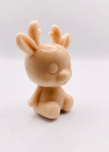 Load image into Gallery viewer, Handmade vegan soaps featuring a cute reindeer in beautiful eco friendly packaging. crafted with natural French clays, activated charcoal and essential oils. a eco-friendly, zero waste gift that’s cruelty-free, skin-nourishing, the perfect gift for reindeer lovers, or for animal lover gifts. small business UK
