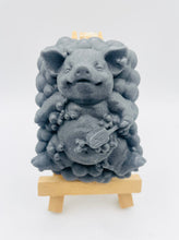 Load image into Gallery viewer, Handmade vegan soaps featuring a pig surrounded with bubbles with a scrubbing brush in beautiful eco friendly packaging. crafted with natural French clays, activated charcoal and essential oils. a eco-friendly, zero waste gift that’s cruelty-free, skin-nourishing, the perfect gift for any pig or animal lover. UK Small Business