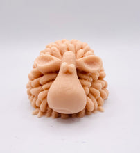 Load image into Gallery viewer, Handmade vegan soaps featuring a cute shaggy sheep, packaged in beautiful eco friendly packaging. crafted with natural French clays, activated charcoal and essential oils. a eco-friendly, zero waste gift that’s cruelty-free, skin-nourishing, the perfect gift for sheep lovers and animal lovers. small business UK