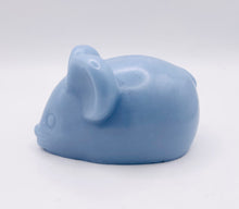 Load image into Gallery viewer, Handmade vegan soaps featuring a chunky mouse soap in beautiful eco friendly packaging. crafted with natural French clays, activated charcoal and essential oils. a eco-friendly, zero waste gift that’s cruelty-free, skin-nourishing, the perfect gift for any mouse or animal lover. UK Small Business
