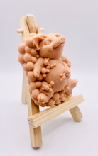 Load image into Gallery viewer, Handmade vegan soaps featuring a pig surrounded with bubbles with a scrubbing brush in beautiful eco friendly packaging. crafted with natural French clays, activated charcoal and essential oils. a eco-friendly, zero waste gift that’s cruelty-free, skin-nourishing, the perfect gift for any pig or animal lover. UK Small Business