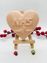 Load image into Gallery viewer, Medic Gift | Nurse Gift | Doctor Gift | Healthcare Gift | Looking for a special gift to honour the amazing NHS workers, medics, doctors, nurses, and ambulance drivers in your life? Our NHS soap is the perfect way to show your love and support to our healthcare heroes! Handmade with care, these beautiful soaps feature the iconic NHS heart symbol, paying tribute to the incredible dedication of our NHS staff.