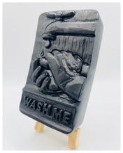 Load image into Gallery viewer, Wash Your Hands | Handmade vegan ‘Wash Me’ soap bar, 130g, with natural ingredients and eco-friendly packaging by Soap Simple Creations