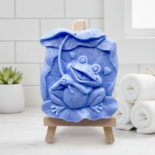 Load image into Gallery viewer, Handmade Frog & Lily Pad Soap - Animal Lover Gift, Cottage Decor