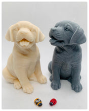 Load image into Gallery viewer, Handmade vegan soaps featuring a gorgeous Labrador dog soap. crafted with natural French clays, activated charcoal and essential oils. a eco-friendly, zero waste gift that’s cruelty-free, skin-nourishing, and perfect for dog lovers and animal lovers. Small Business UK
