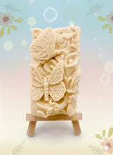 Load image into Gallery viewer, Handmade vegan butterfly shaped vegan soap crafted with natural French clays, activated charcoal and essential oils. a eco-friendly, zero waste gift that’s cruelty-free, skin-nourishing, and perfect for animal lovers. UK Small Business,