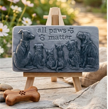 Load image into Gallery viewer, Handmade All Paws Matter Soap - Animal Lover Gift, Pet Decor