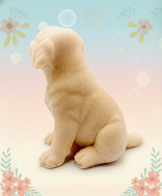 Load image into Gallery viewer, Handmade vegan soaps featuring a gorgeous Labrador dog soap. crafted with natural French clays, activated charcoal and essential oils. a eco-friendly, zero waste gift that’s cruelty-free, skin-nourishing, and perfect for dog lovers and animal lovers. Small Business UK