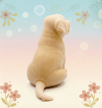 Load image into Gallery viewer, Handmade vegan soaps featuring a gorgeous Labrador dog soap. crafted with natural French clays, activated charcoal and essential oils. a eco-friendly, zero waste gift that’s cruelty-free, skin-nourishing, and perfect for dog lovers and animal lovers. Small Business UK