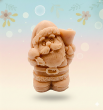 Load image into Gallery viewer, Handmade vegan Father Christmas shaped vegan soaps gift bagged in eco friendly packaging. crafted with natural French clays, activated charcoal and essential oils. a eco-friendly, zero waste gift that’s cruelty-free, skin-nourishing, and perfect for animal lovers.
Perfect for Christmas gifts, secret Santa and stocking fillers. Small business UK