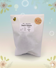 Load image into Gallery viewer, Handmade vegan soaps featuring a detailed snail with a gnome catching a ride on his back soap. crafted with natural French clays, activated charcoal and essential oils. a eco-friendly, zero waste gift that’s cruelty-free, skin-nourishing, and perfect for turtle lovers and gnome lover gifts. small business UK