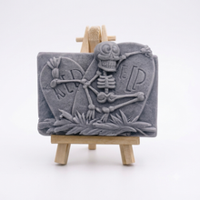 Load image into Gallery viewer, Handmade RIP Skeleton & Gravestone Soap - Halloween Gift, Gothic Decor