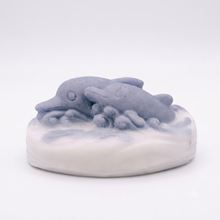 Load image into Gallery viewer, Handmade Dolphins Soap - Animal Lover Gift, Ocean Decor