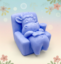 Load image into Gallery viewer, Handmade vegan cow sleeping on the sofa with book and coffee, shaped vegan soaps gift boxed. crafted with natural French clays, activated charcoal and essential oils. a eco-friendly, zero waste gift that’s cruelty-free, skin-nourishing, and perfect for animal lovers and gifting. small business UK