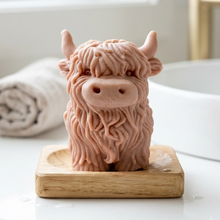 Load image into Gallery viewer, Handmade Highland Cow Soap, Animal Lover Gift, Scottish Farmhouse Decor