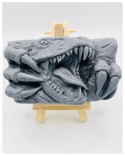 Load image into Gallery viewer, Dinosaur Gift | Dinosaur Vegan Soap This incredible dinosaur soap is the perfect gift for any dinosaur or mystical creatures fan! All soaps are handmade fresh to order,, vegan, cruelty free and available in your choice of colour and essential oil All our soaps are made with natural clays and essential oils to gently cleanse and nourish your skin. Plus, they come in eco-friendly packaging so you can feel good about your purchase and the environment