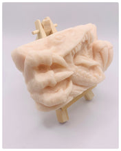 Load image into Gallery viewer, Dinosaur Gift | dinosaur Lover Gift | dragon Lover Gift | alternative Gift | Dinosaur Vegan Soap This incredible dinosaur soap is the perfect gift for any dinosaur or mystical creatures fan! All soaps are handmade fresh to order,, vegan, cruelty free and available in your choice of colour and essential oil All our soaps are made with natural clays and essential oils to gently cleanse and nourish your skin. Plus, they come in eco-friendly packaging so you can feel good about your purchase and the environment