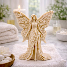 Load image into Gallery viewer, Handmade vegan soaps featuring a large detailed fairy and packed in beautiful eco friendly packaging