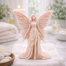 Load image into Gallery viewer, Handmade vegan soaps featuring a large detailed fairy and packed in beautiful eco friendly packaging