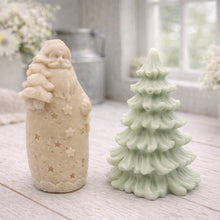 Load image into Gallery viewer, Handmade Santa & Christmas Tree Soap Set – Stocking Filler Gift, Festive Decor