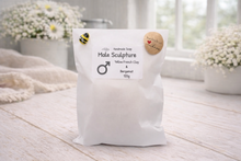 Load image into Gallery viewer, Handmade soap packaging with a label on a wooden surface