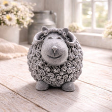 Load image into Gallery viewer, A highly detailed handmade vegan soap sculpted in the shape of a sturdy ram with a thick coat of tight, curly wool and large, elegant curved horns, displayed on a light wooden surface in a bright farmhouse setting.