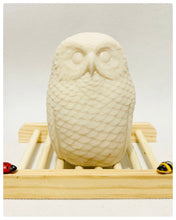 Load image into Gallery viewer, Owl Gift | Teacher Gift | Large Owl Vegan Soap. Eco conscious gift.
Add a touch of charm to your bathroom with this whimsical owl design soap. Each chunky bar is vegan, cruelty-free, and wrapped in beautiful, eco-friendly packaging.
Create Your Perfect Owl Soap!
Choose your favourite natural French clay colour and essential oil to create your own unique owl soap.