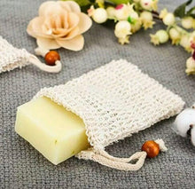 Load image into Gallery viewer, Natural Reusable Sisal Exfoliating / Lathering Soap Bag