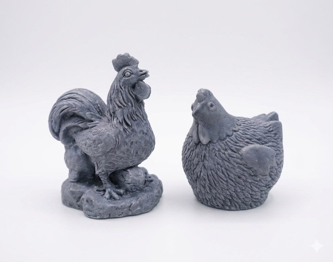 Chicken & Rooster Vegan Soap Gift Set