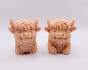 Highland Cows - Set of 2 - Gift Boxed | Highland Cow Vegan Soap | Cow Gift Idea | Cow Lover Gift | Highland Coo