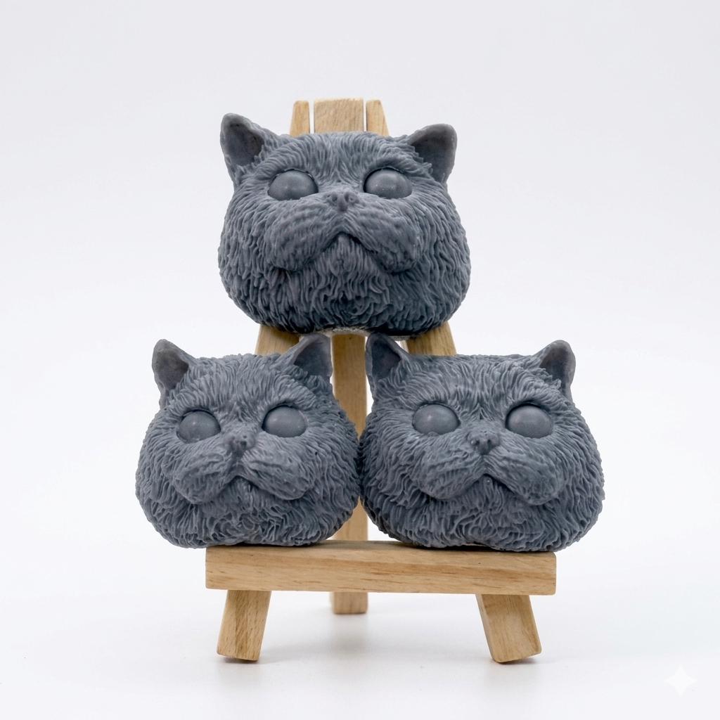 Cat Faces Soap Gift Set