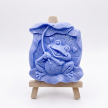 Load image into Gallery viewer, Handmade Frog &amp; Lily Pad Soap - Animal Lover Gift, Cottage Decor
