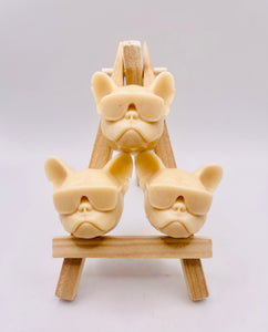 French Bulldog Faces - Vegan Soaps - Set of 3 - Gift Boxed | French Bulldog Gift | French Bulldog Lover Gift | Dog Lover Gift | Frenchie Gift Idea