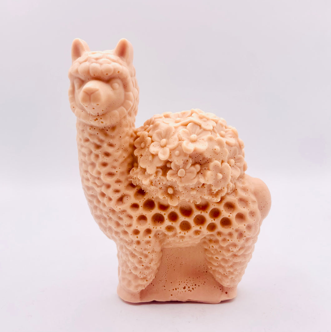 Alpaca & Flowers 130g Vegan Soap | Alpaca Gift | Llama Gift