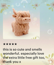 Load image into Gallery viewer, Highland Cow Gift | Handmade Vegan Soap | Modern Farmhouse Decor | Easter Gift UK
