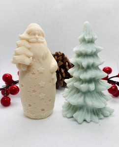 Santa & Christmas Tree Soap Gift Set - 200g