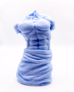 Modest Man Vegan Soap The Modest Man, our best-selling hunk who proves that cleanliness really is next to godliness. Sculpted to perfection and wrapped just enough to keep things classy, he’s here to lather up your shower routine with a wink and a wash!

Hand made from vegan, cruelty-free ingredients and wrapped in plastic-free, eco-conscious packaging, he’s as kind to the planet as he is easy on the eyes. No harsh chemicals, no nonsense!

Perfect as a gift for your cheeky friend, a bathroom showpiece