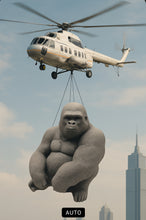 Load image into Gallery viewer, Handmade vegan soaps shaped as a large gorilla, gift boxed . crafted with natural French clays, activated charcoal and essential oils. a eco-friendly, zero waste gift that’s cruelty-free, skin-nourishing, and perfect for gorilla and monkey lovers and gifts for him.
