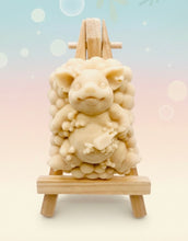 Load image into Gallery viewer, Handmade vegan soaps featuring a pig surrounded with bubbles with a scrubbing brush in beautiful eco friendly packaging. crafted with natural French clays, activated charcoal and essential oils. a eco-friendly, zero waste gift that’s cruelty-free, skin-nourishing, the perfect gift for any pig or animal lover. UK Small Business
