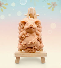 Load image into Gallery viewer, Handmade vegan soaps featuring a pig surrounded with bubbles with a scrubbing brush in beautiful eco friendly packaging. crafted with natural French clays, activated charcoal and essential oils. a eco-friendly, zero waste gift that’s cruelty-free, skin-nourishing, the perfect gift for any pig or animal lover. UK Small Business
