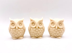 Barn Owls Vegan Soaps - Set of 3 - Gift Boxed | Owl Gift | Teacher Gift | Thank You Gift | Cute Owl Gift