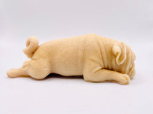 Load image into Gallery viewer, Handmade vegan soaps featuring a gorgeous gnome holding a gift in his hand packed in beautiful eco friendly packaging. crafted with natural French clays, activated charcoal and essential oils. a eco-friendly, zero waste gift that’s cruelty-free, skin-nourishing, the perfect gift for gnome lovers, Christmas gifts or for animal lover gifts. small business UK
