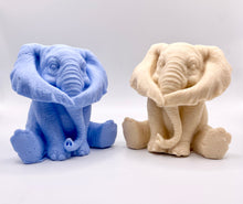 Load image into Gallery viewer, zero waste gifts UK elephant gift UK zero waste gift. eco friendly gift. How adorable is this elephant soap? A chunky bar with a big heart!  This soap isn’t just cute to look at, it’s vegan, cruelty free and kind to your skin and the planet too!  Each bar is handmade using gentle, natural ingredients that leave your skin soft, clean, and nourished. zero waste gifts UK. handmade gifts UK. Handmade home style UK. BrIrish made. Handmade UK. 
Modern gifts UK.  Perfect as a thoughtful gift for animal lovers. 
