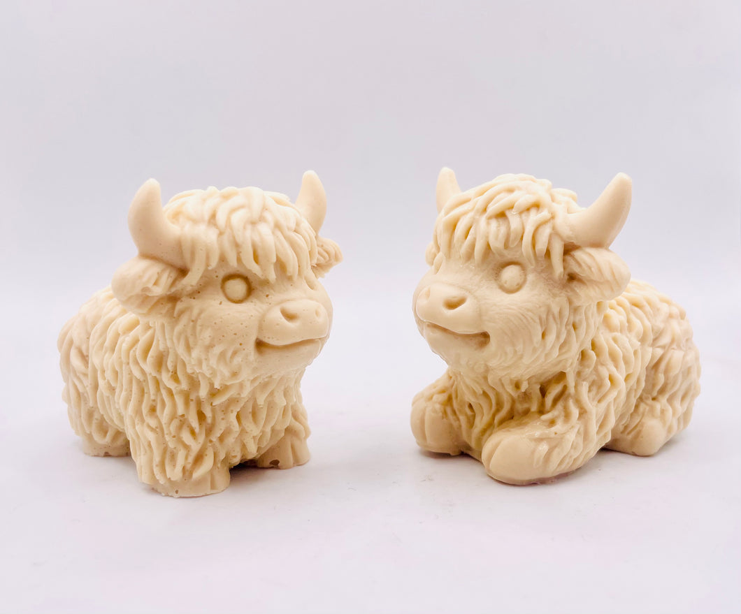 Highland Cows - Set of 2 - Gift Boxed | Highland Cow Vegan Soap | Cow Gift Idea | Cow Lover Gift | Highland Coo